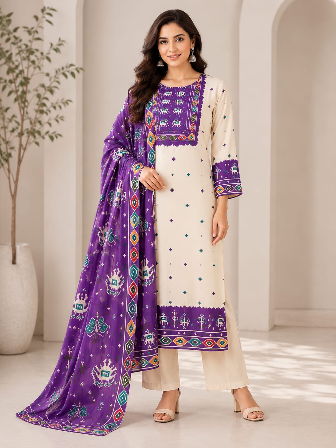 Women's Embroidered Kurta Set with Dupatta | Premium Ethnic Wear | Casual & Festive (Copy) (Copy) (Copy) (Copy) (Copy)
